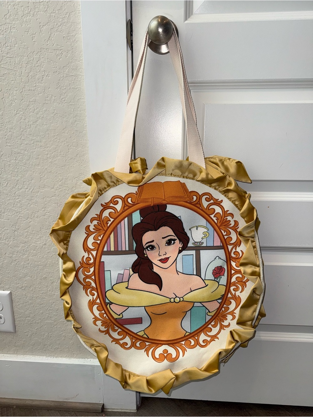 ✨ Beauty & the Beast Inspired Double-Sided Tote Bag ✨